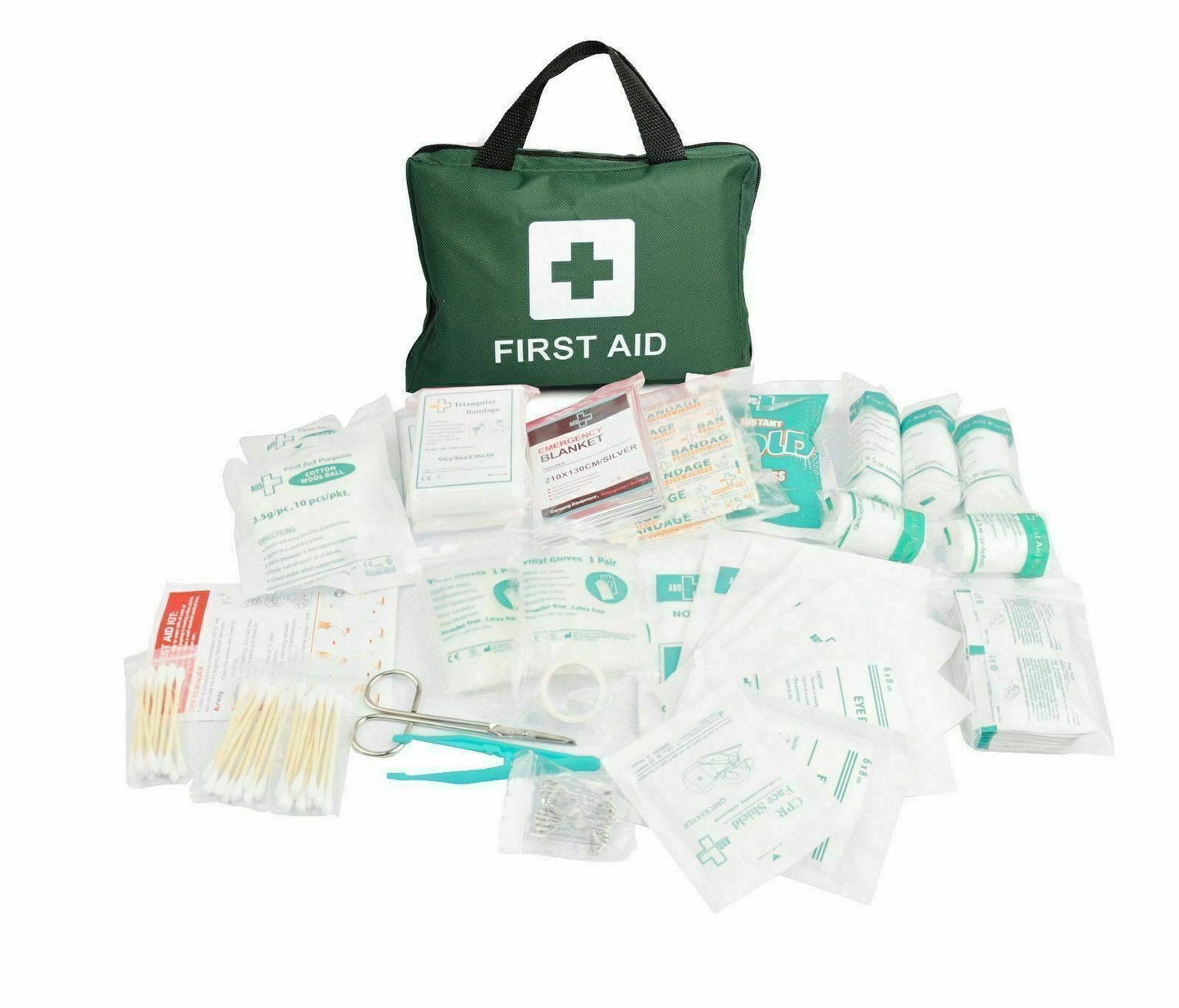 210 PCS Emergency First Aid Kit Medical Travel Set Workplace Family Safety AU-2