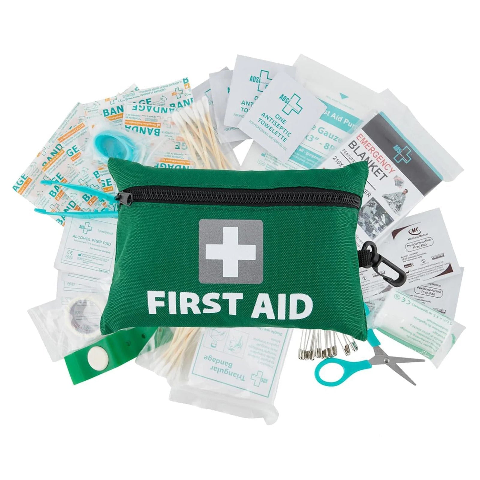 2x 92 Pcs Travel First Aid Kit Medical Workplace Set Emergency Family Safety-2