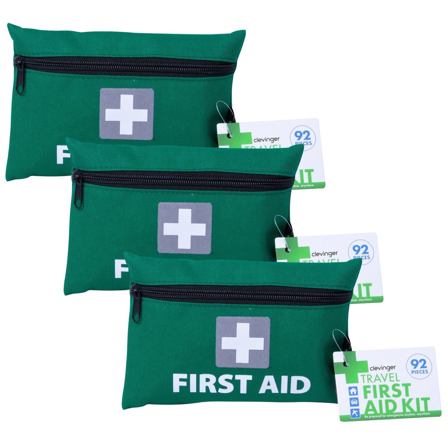 3x 92 Pcs Travel First Aid Kit Medical Workplace Set Emergency Family Safety-0