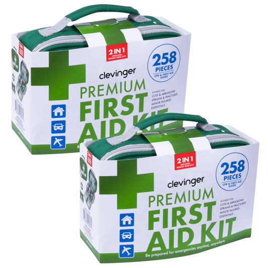 2x 258pcs Premium First Aid Kit Medical Travel Set Emergency Family Safety-0