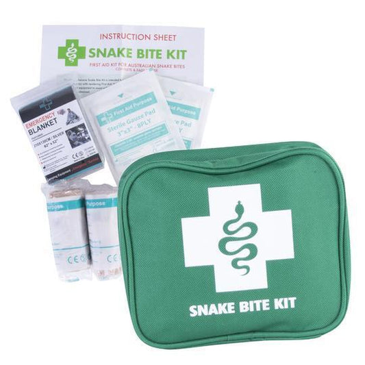 9 Piece Australian Snake Bite First Aid Kit Camping Hiking Travel-0