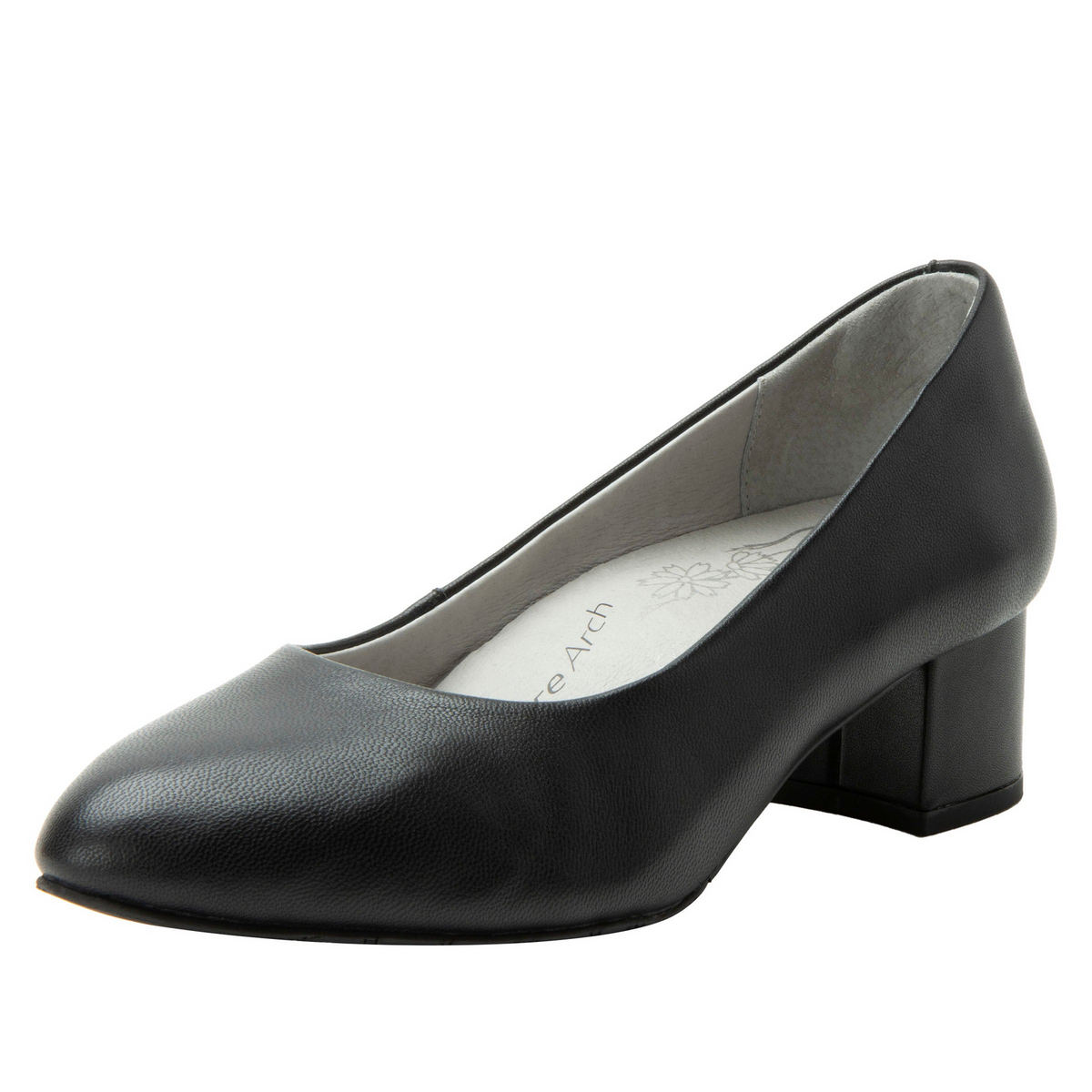 Alegria Lisah Womens Leather Pump Heels Shoes in Black (LIS-601)