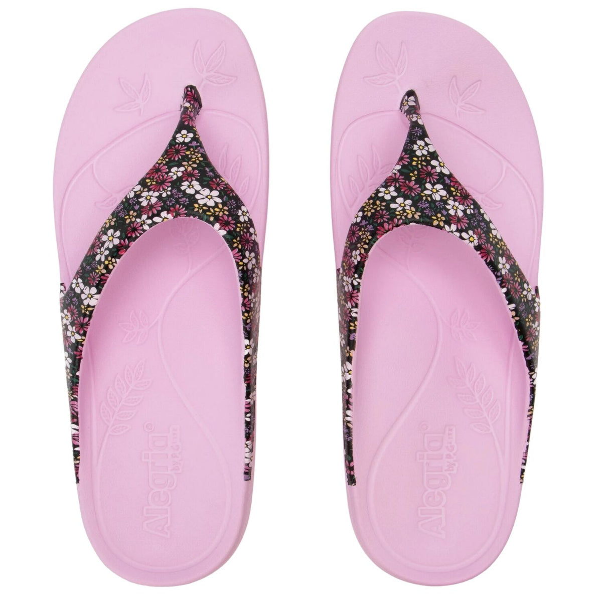 Alegria Ode Womens Sandals RecoverMe Arch Support Floral Thong in Wild Flower