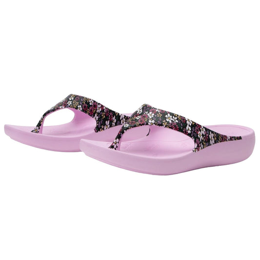 Alegria Ode Womens Sandals RecoverMe Arch Support Floral Thong in Wild Flower