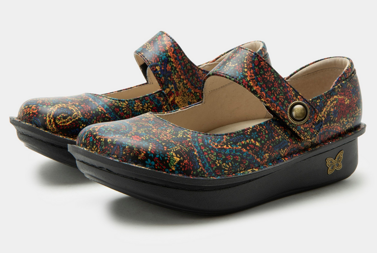 Alegria Paloma Grand Mary Jane Work Shoe Nursing Arch Support in Bold/Beautiful