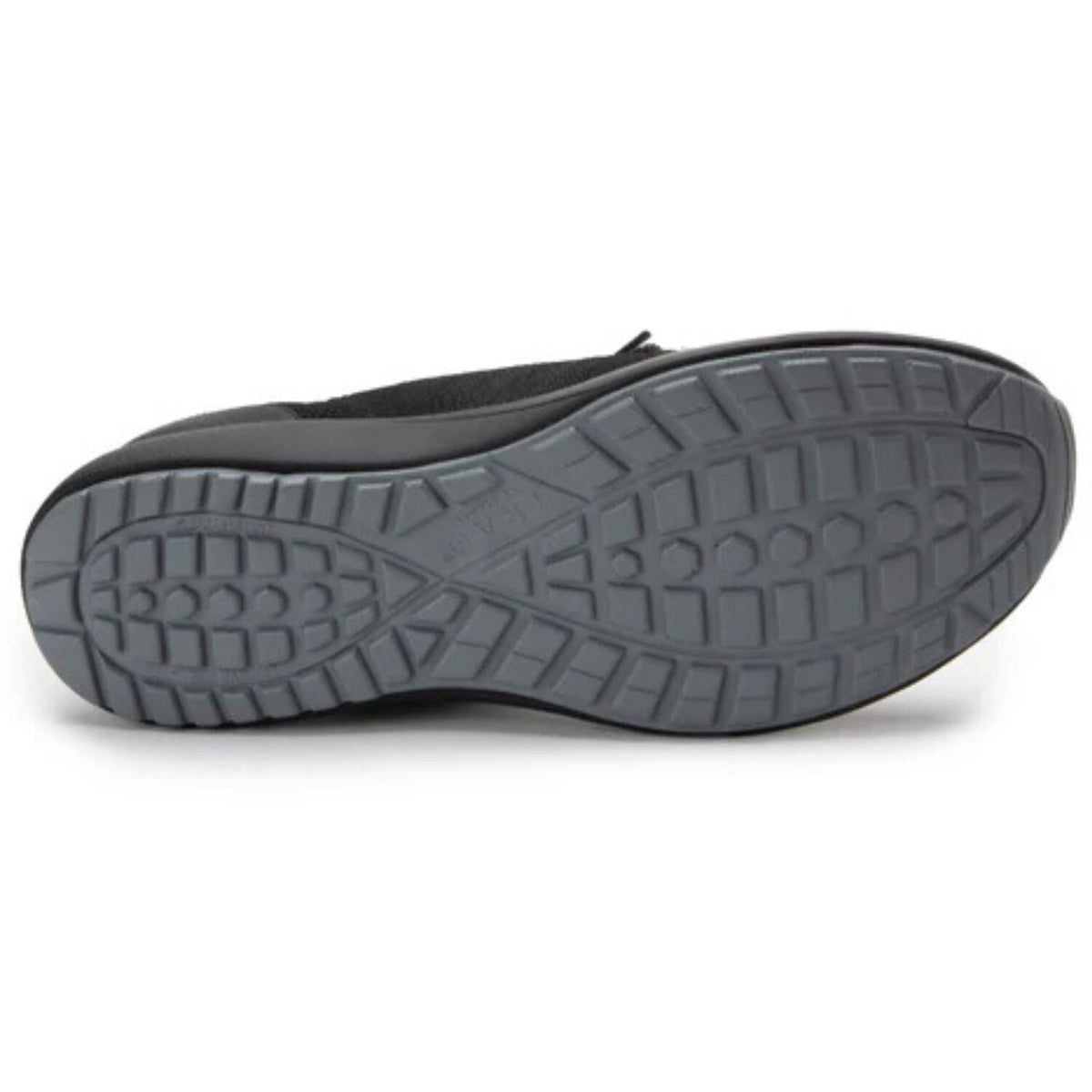 PEAQ Mens Smart Shoes Q-Chip Smart Step Counter Knit Lace-Up Sneakers in Black