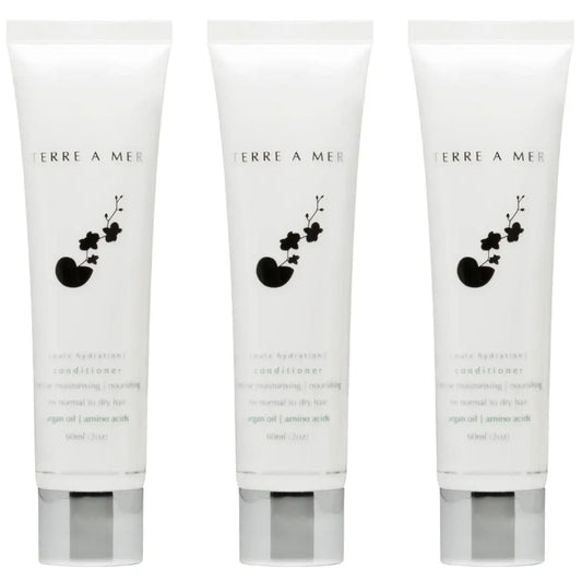 3x terreamer Pure Hydration Amino Acid/Argan Conditioner - 60ml Travel Size
