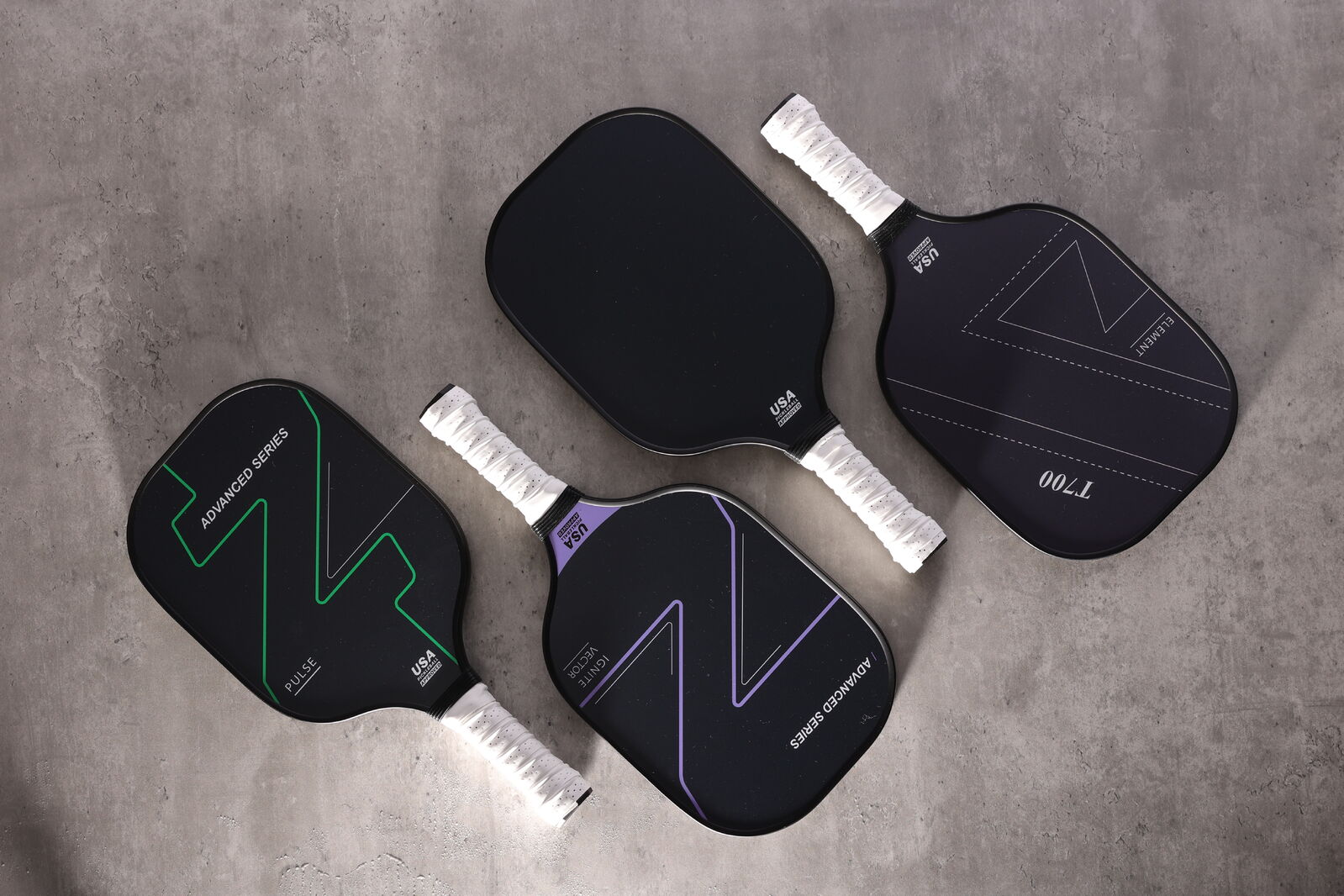 4x Graphite Carbon Fiber Pickleball Paddles Pickle Ball Racket Racquet Bulk-1