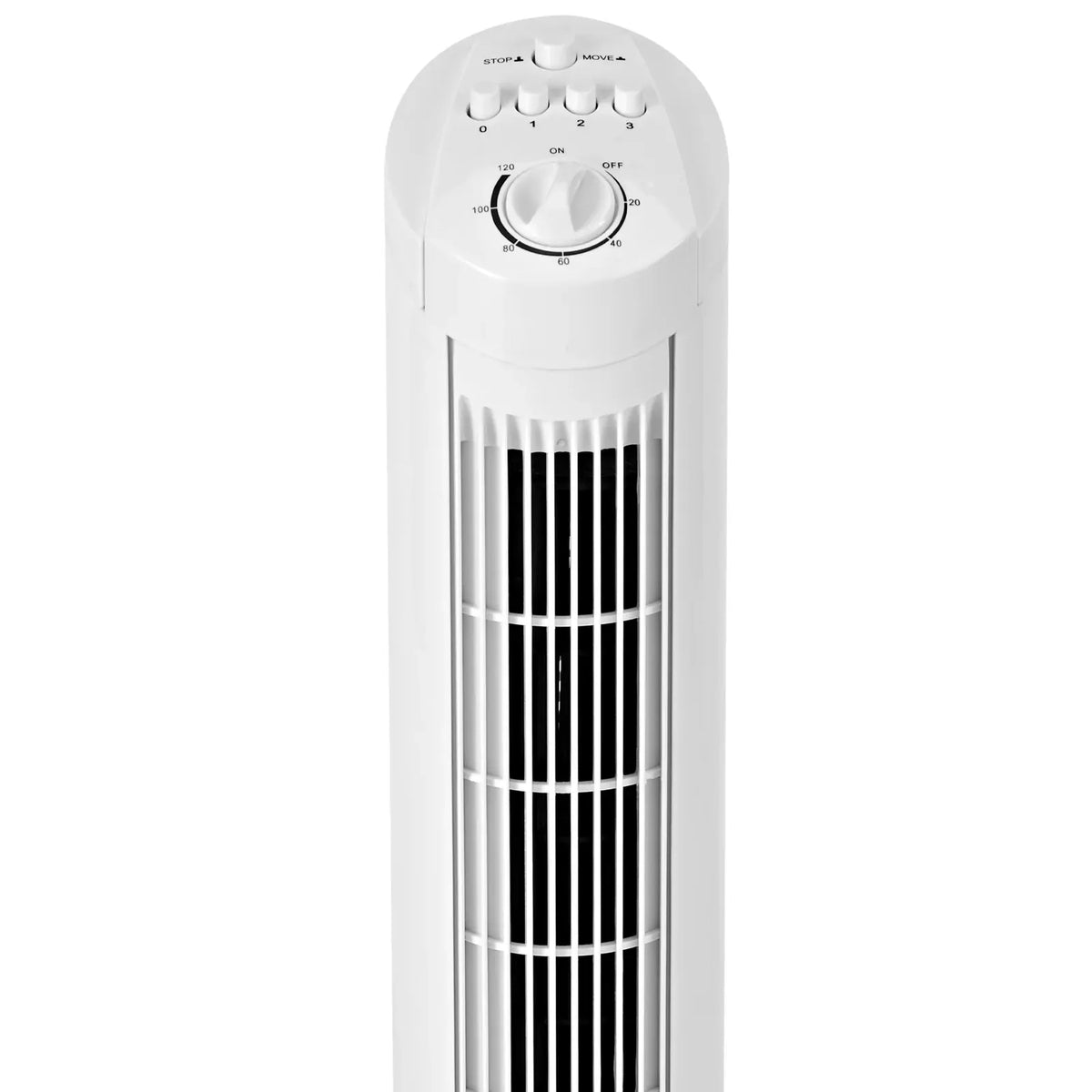2x Sheffield  74cmTower Oscillating Fan w/ 3-Speeds & Timer in White