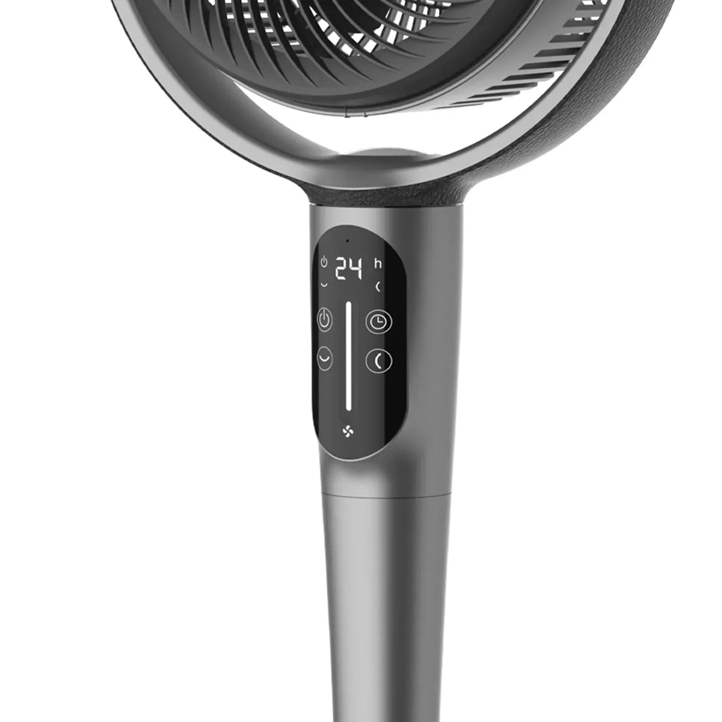 2x Sheffield 3D Pedestal Circulator Fan w/ LCD & Remote Control (PLA1955) in Grey