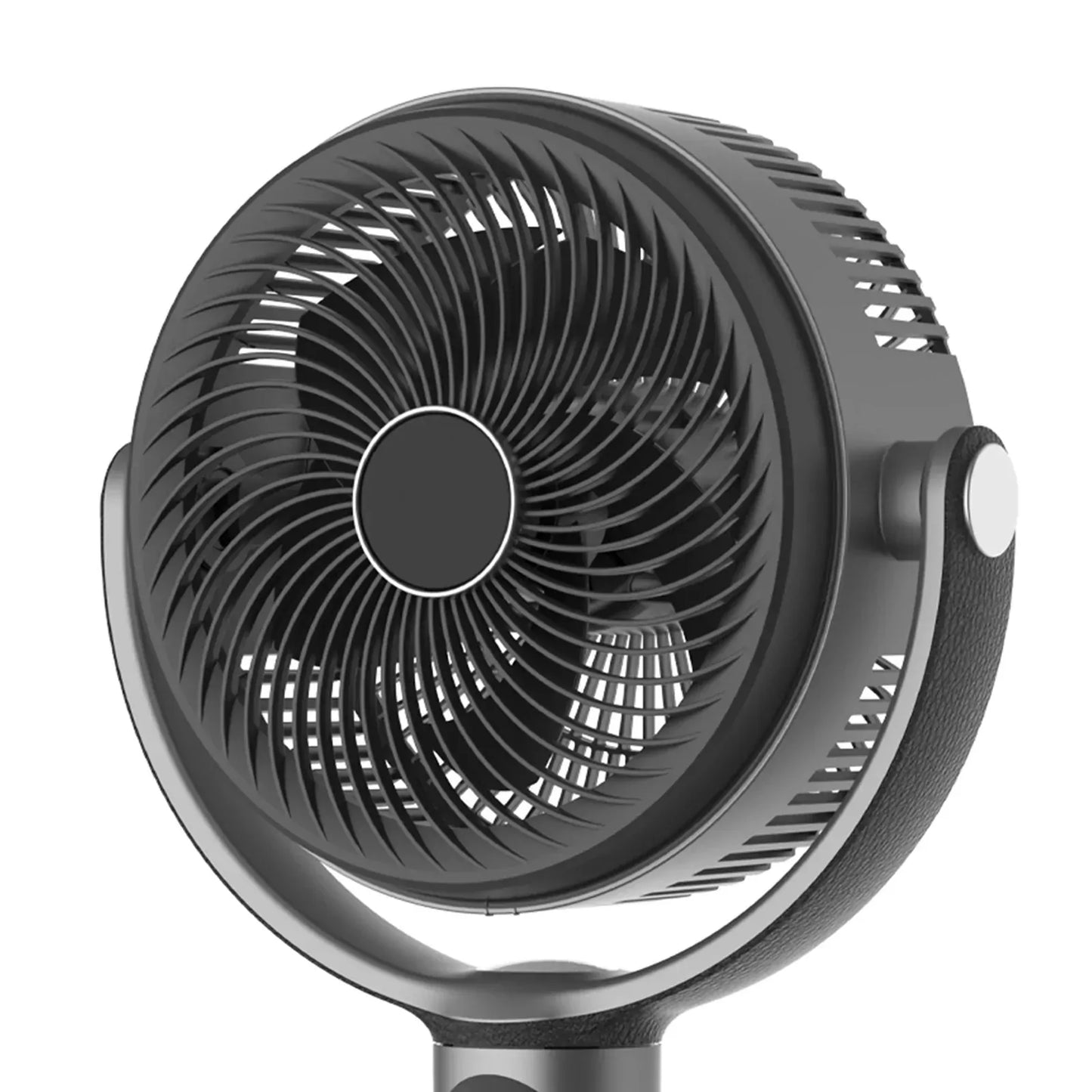 2x Sheffield 3D Pedestal Circulator Fan w/ LCD & Remote Control (PLA1955) in Grey