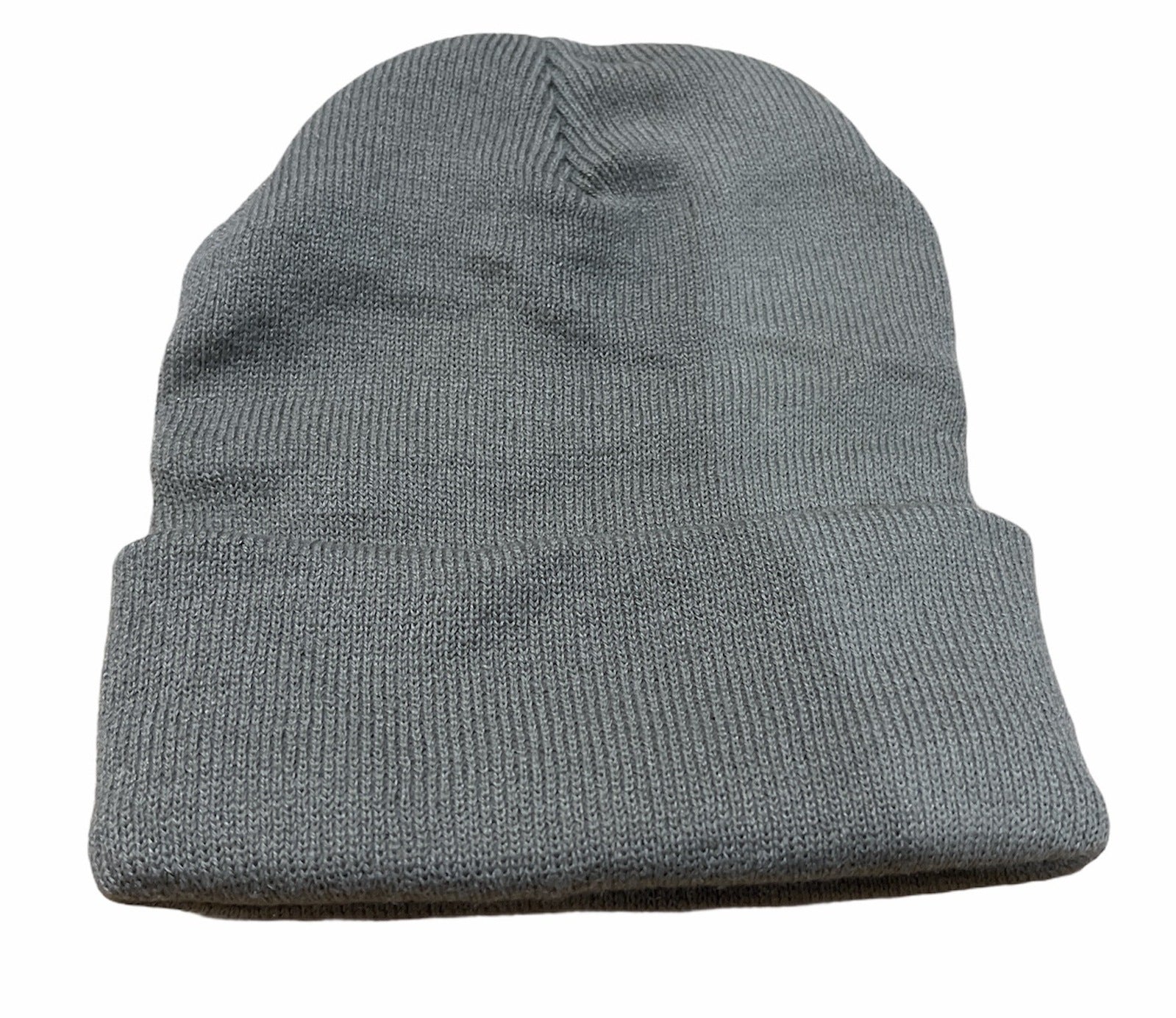 PLAIN BEANIE Unisex Mens Womens Winter Warm Hat Ski Cap Knit One Size - Grey-0