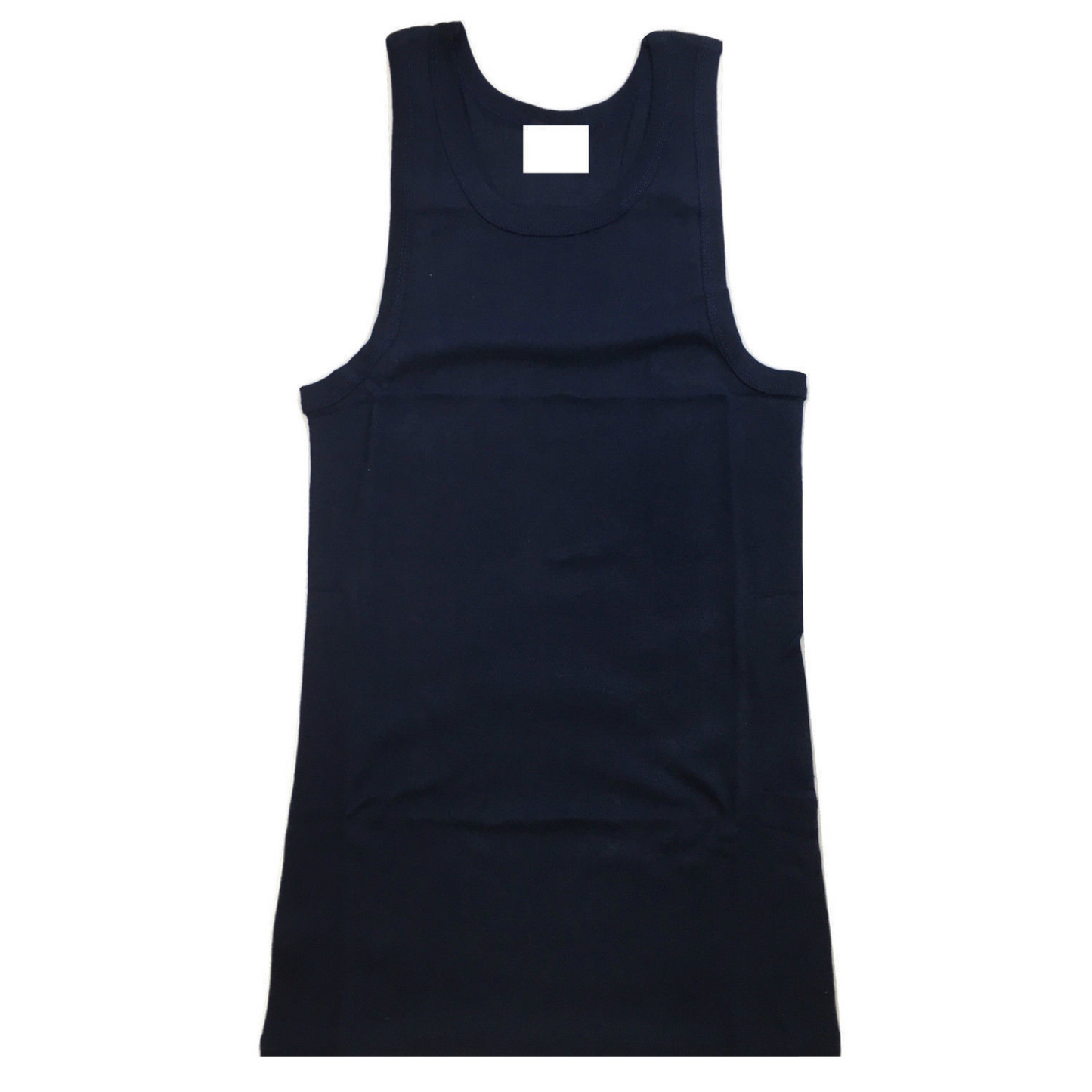 Mens 100% Cotton Plain Singlet Tank Top - Basic Slim Gym Top-6