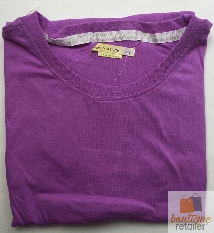Womens PLAIN T-SHIRT 100% COTTON Tee Short Sleeve Basic Ladies Top Blank-7