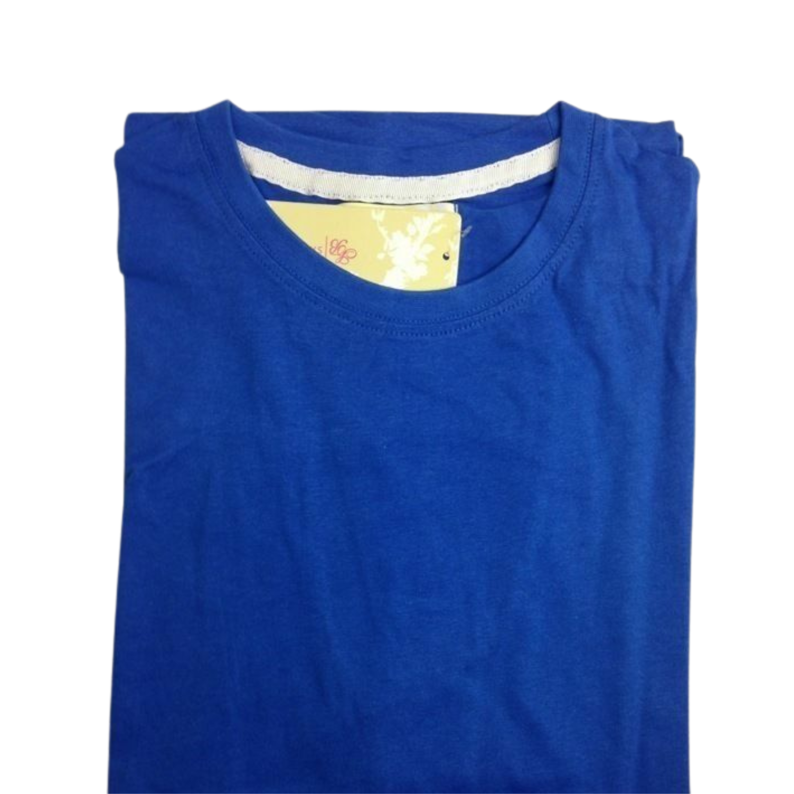 Womens PLAIN T-SHIRT 100% COTTON Tee Short Sleeve Basic Ladies Top Blank-22