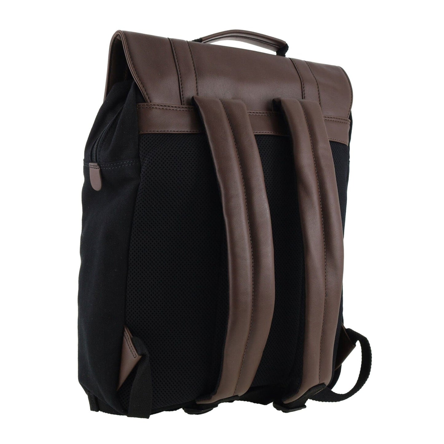 POLICE Messenger Backpack Bag with Laptop Computer Sleeve in Black-2