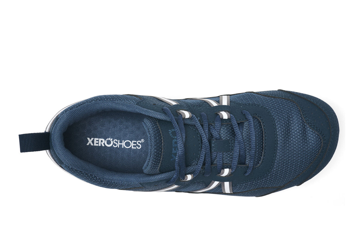 Xero Mens Prio Vintage Lightweight Barefoot Shoes Zero Drop in Indigo