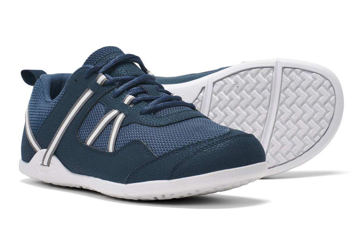 Xero Mens Prio Vintage Lightweight Barefoot Shoes Zero Drop in Indigo