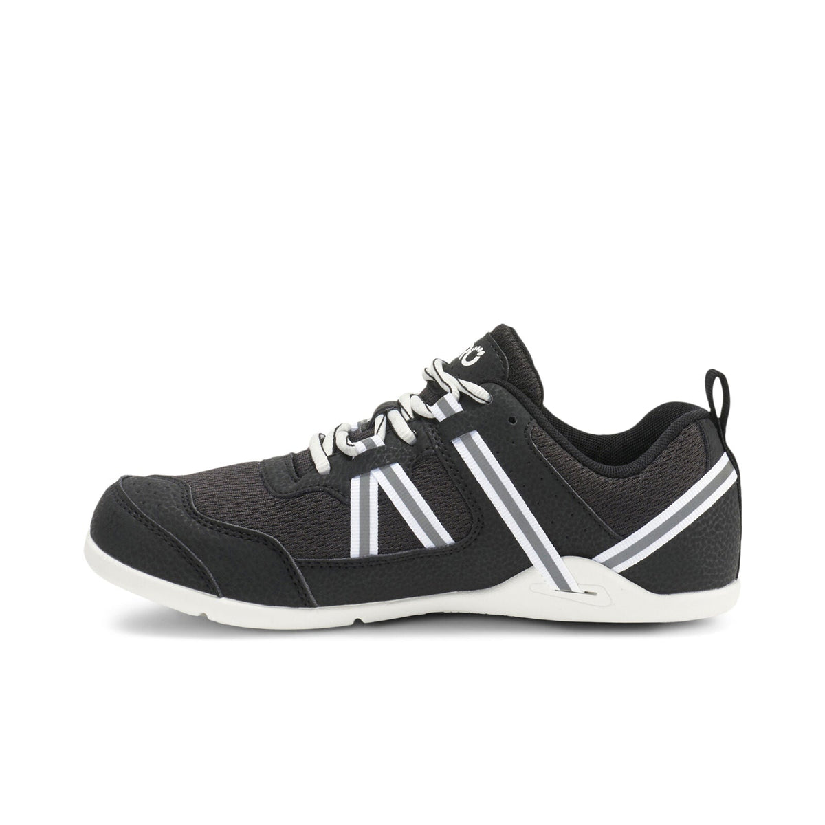 Xero Womens Prio Vintage Lightweight Barefoot Shoes Zero Drop in Black/White