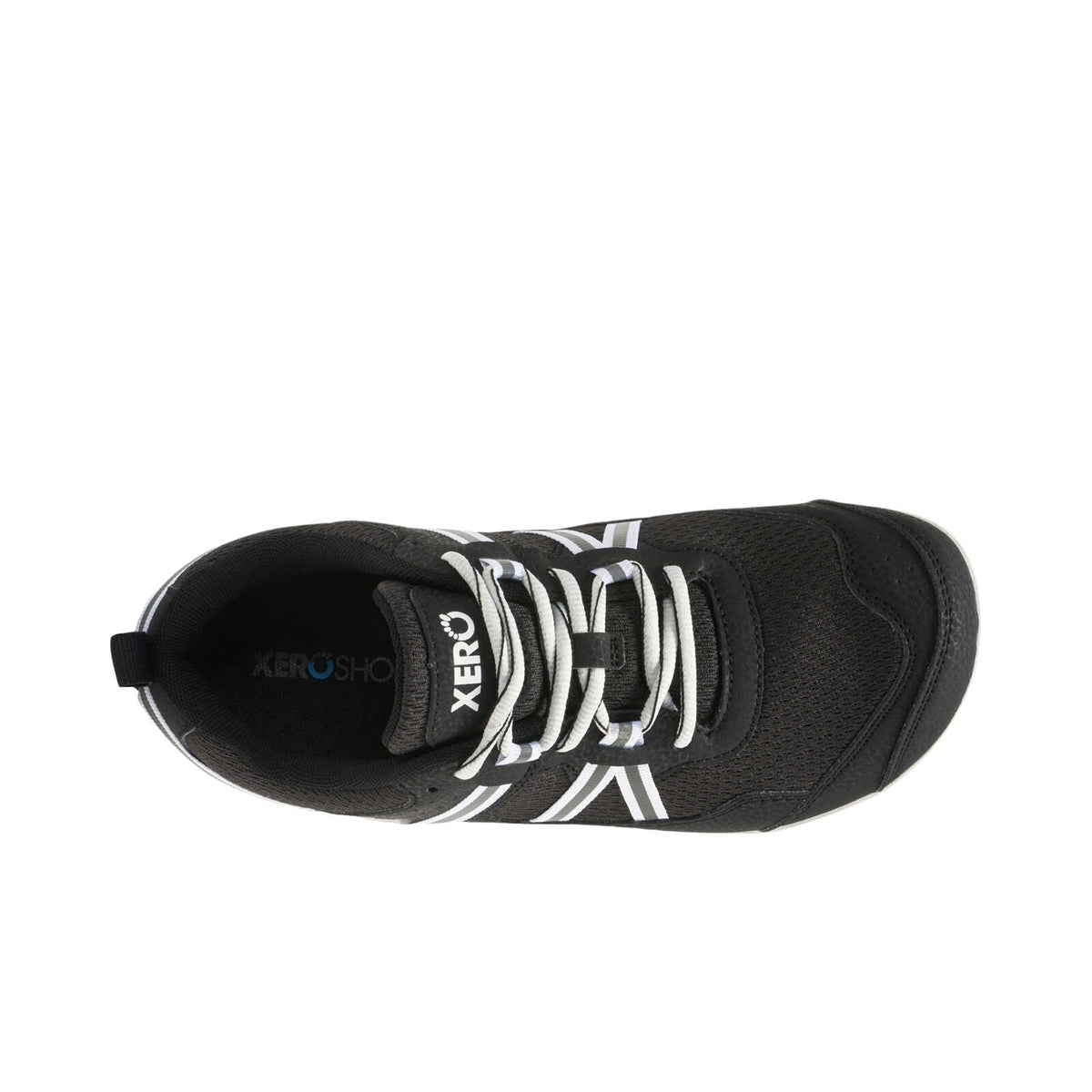 Xero Womens Prio Vintage Lightweight Barefoot Shoes Zero Drop in Black/White