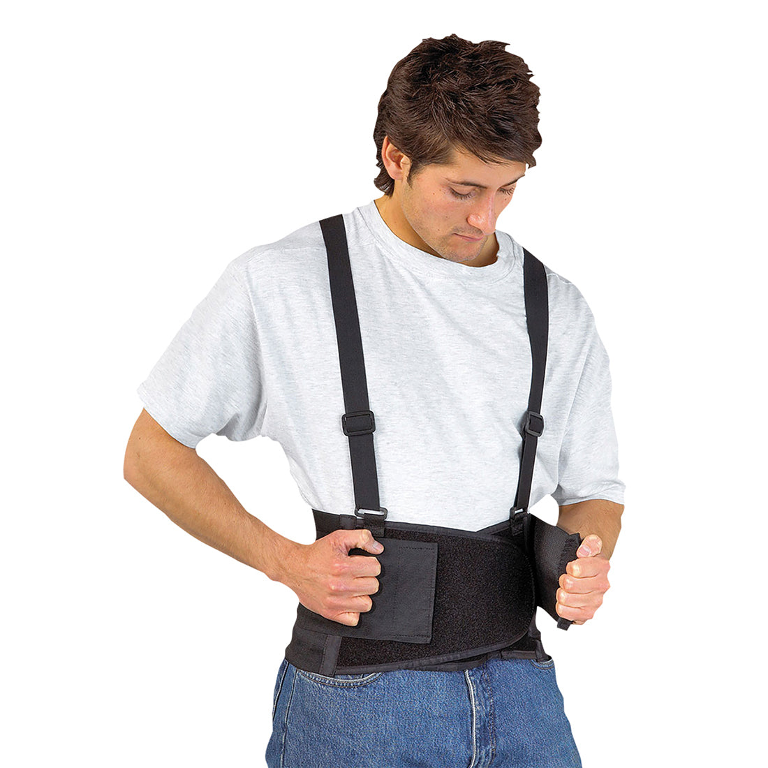 Back Support Belt Adjustable Back & Lumbar Support Work Home Office Medical-7