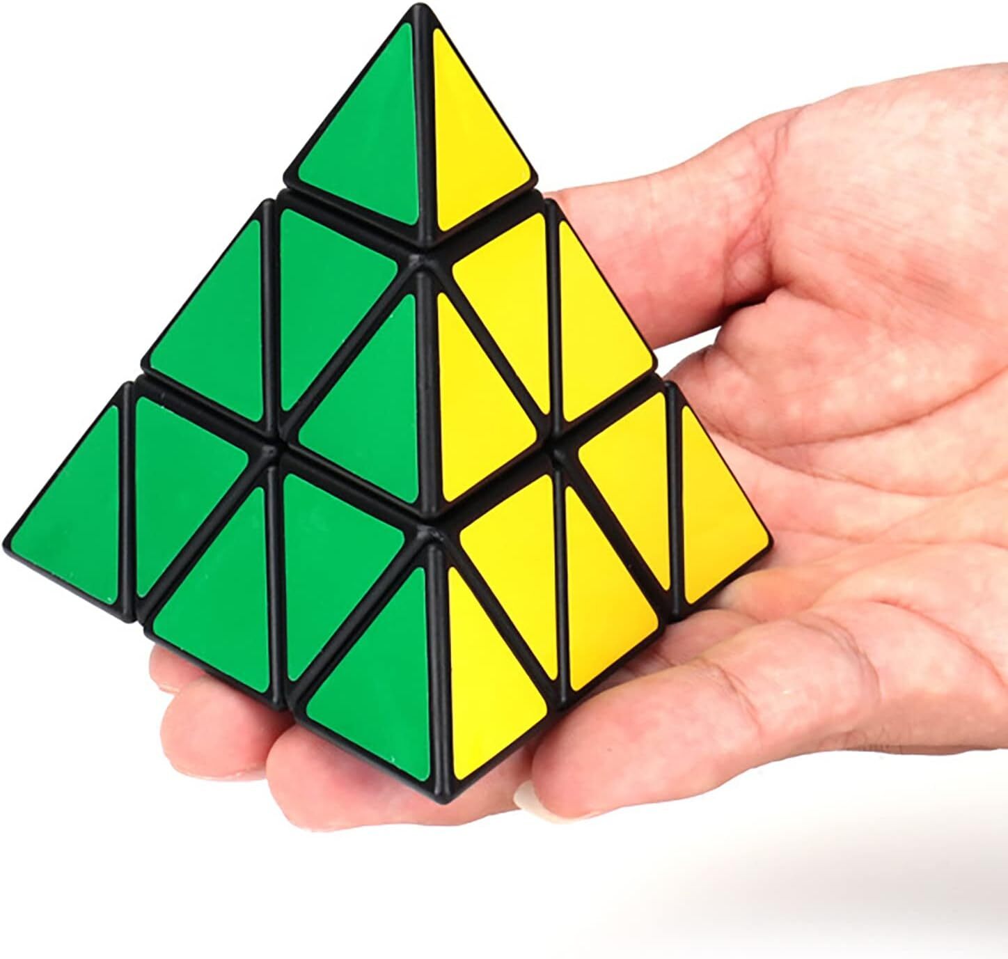 3x3 Triangle Speed Cube Pyramid Brain Teaser Puzzle Magic Educational Toy-2