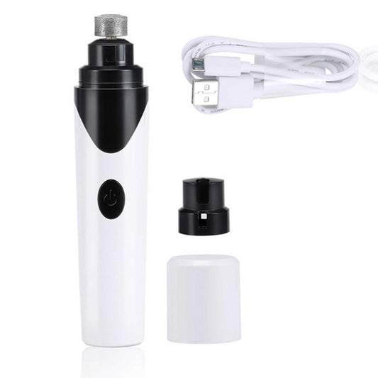 Pet Nail Grinder Dog Cat Electric Trimmer Rechargeable Clipper Claw Filer N8-0