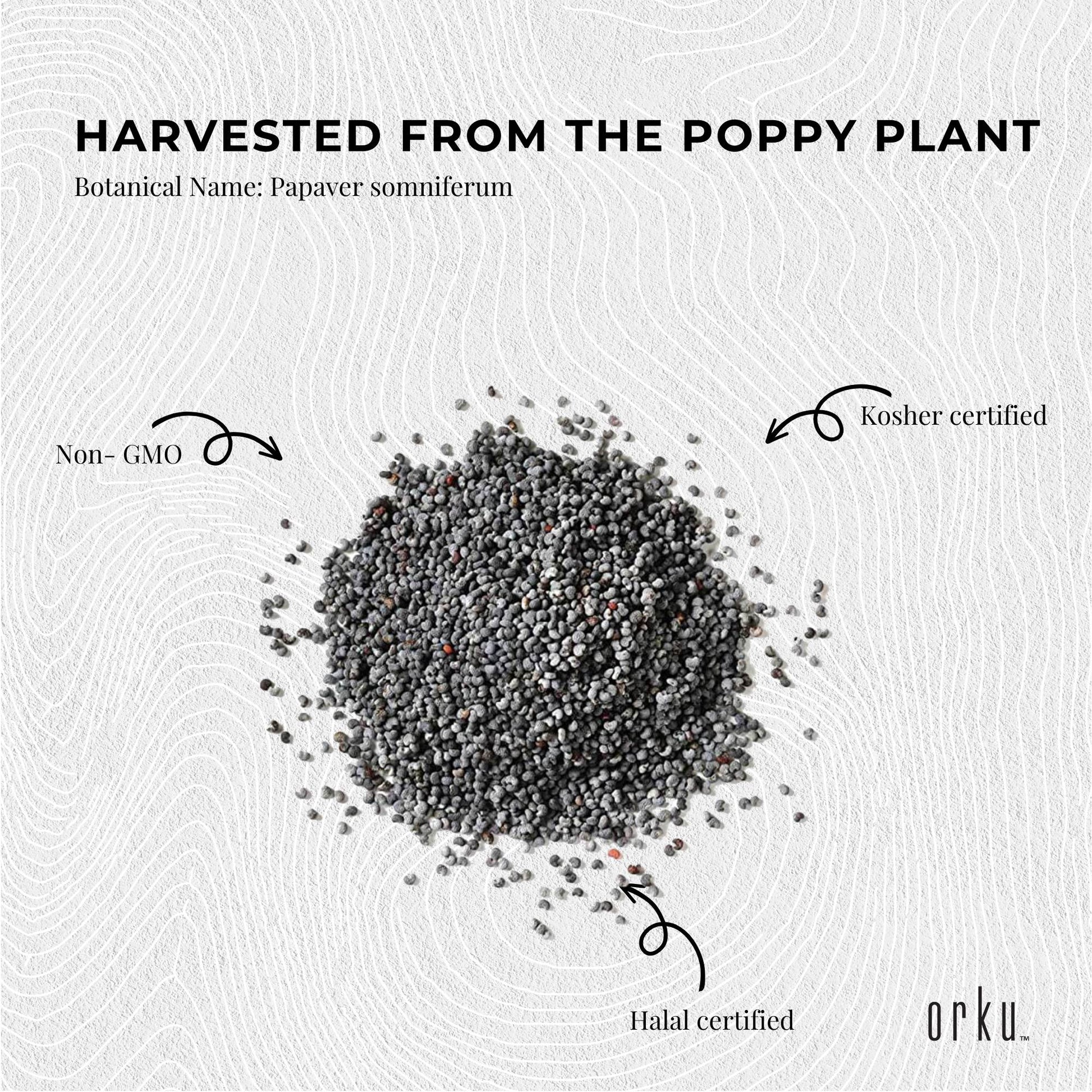 Poppy Seeds Unwashed Papaver Somniferum For Baking and Decorating-4