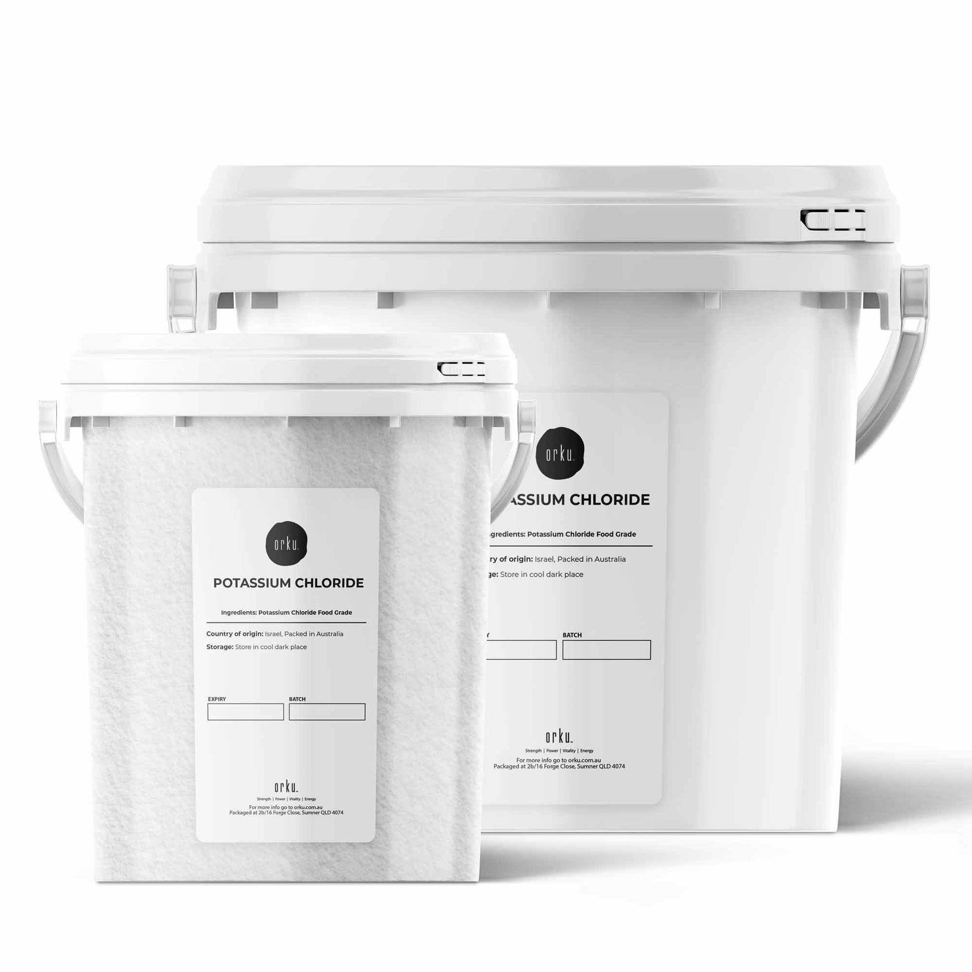 Potassium Chloride Powder Tub - Pure KCL E508 Food Grade Salt Replacer Bulk-0