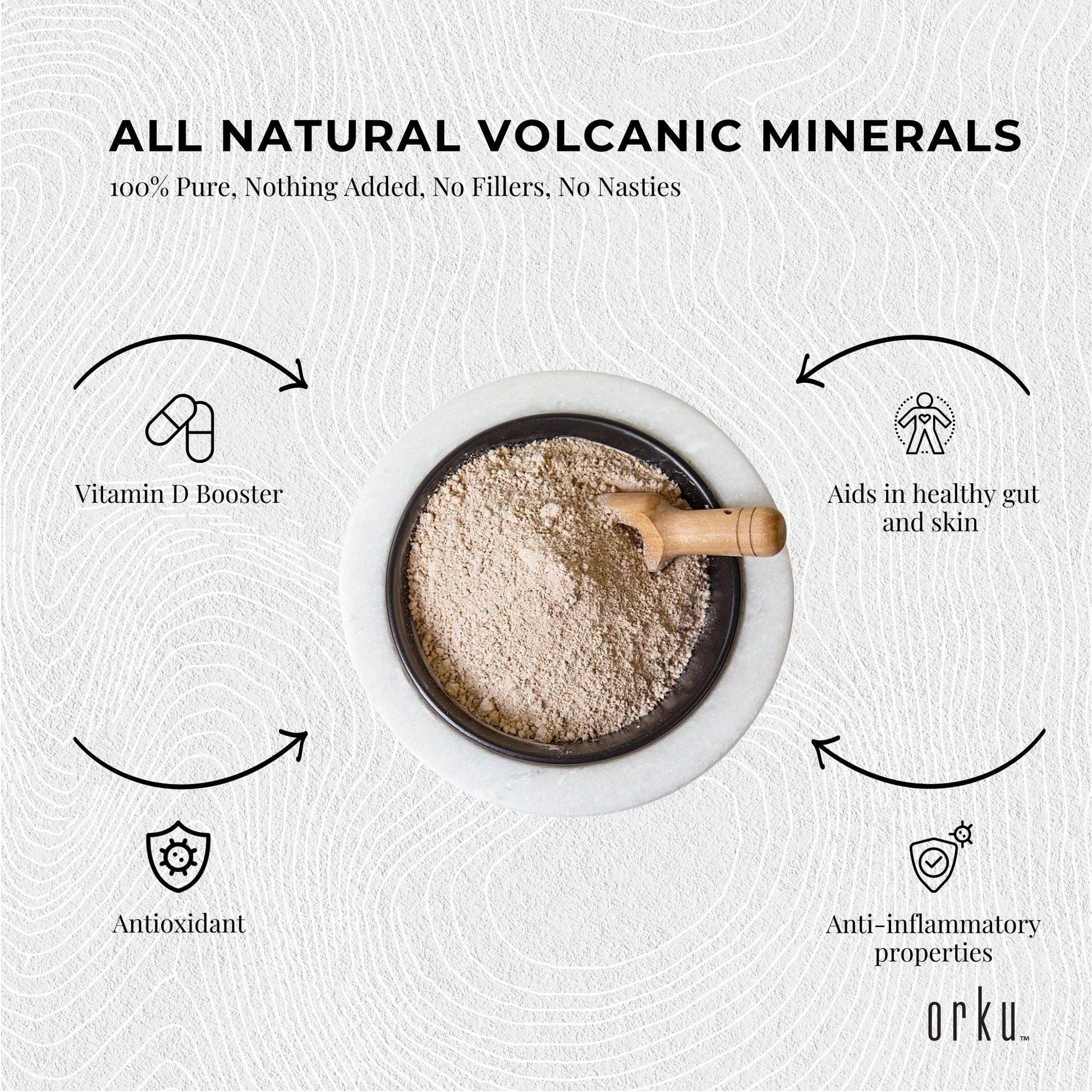 Pure Micronised Zeolite Powder Mineral In Tub Micronized Volcamin-4