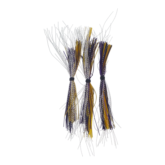 Dekoi Krystal Flash Lure Skirts, Purple Krystal-0