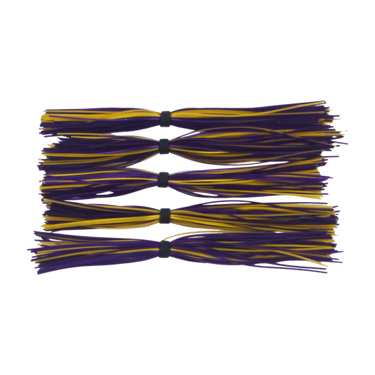 Dekoi Chatterbait Lure Skirts, Purple Gold-0