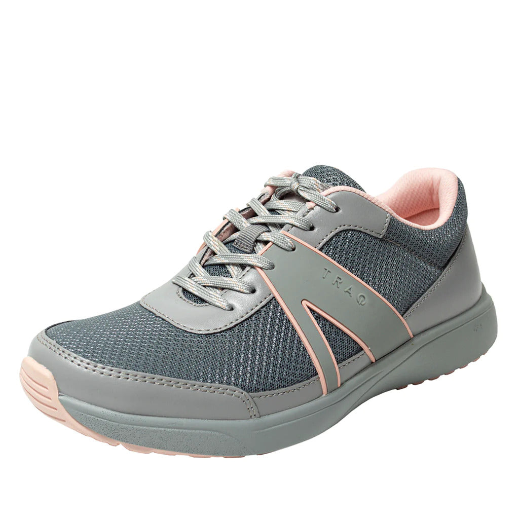 Alegria Womens Qarma 2 Walking Shoes Sneakers Runners - Soft Grey-0