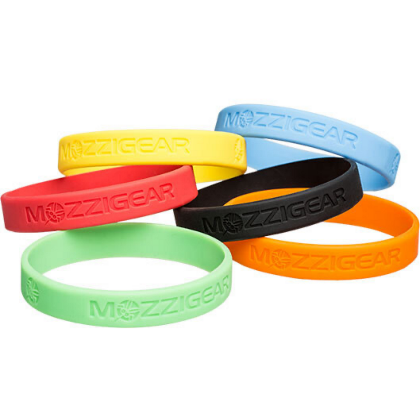 Mozzigear Mosquito Band Repellent Wrist Band Camping Hiking Non-Toxic 2pk-3