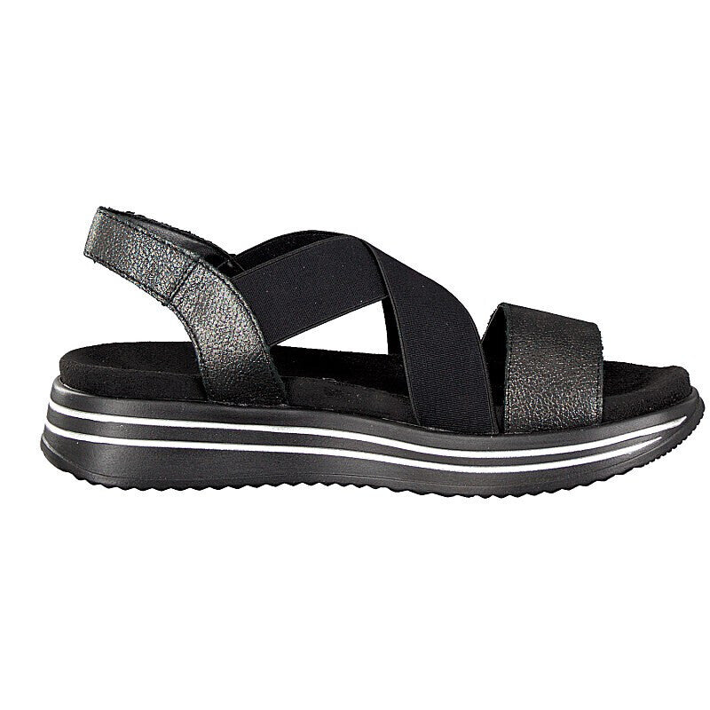 Remonte Womens Sandals Shoes Summer Removable Insole Light Soft - Black-4