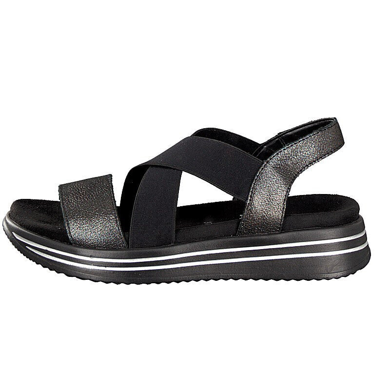 Remonte Womens Sandals Shoes Summer Removable Insole Light Soft - Black-2