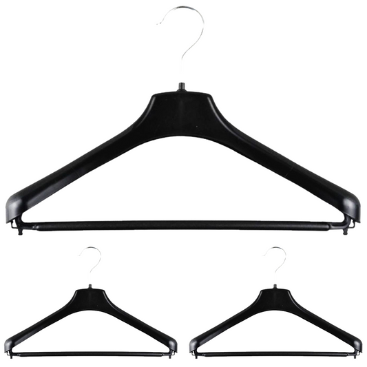 3pcs SUIT HANGER Jacket Pants Clothing Coat Non Slip Broad Shoulder Tube Holder-0