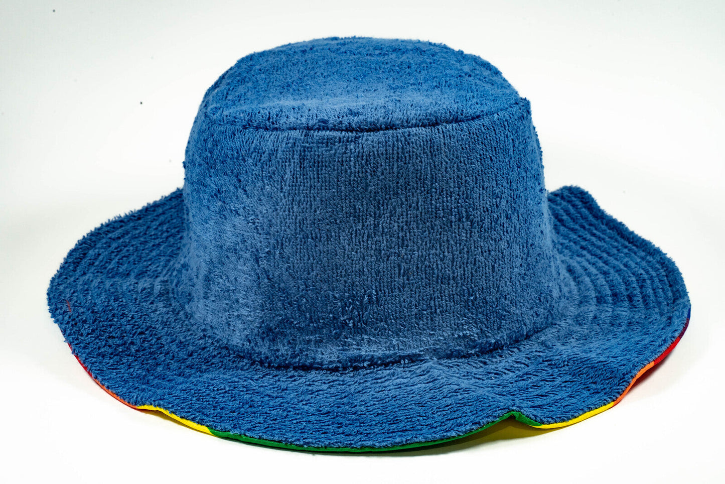 Rainbow Terry Towelling Bucket Hat Gay Lesbian Mardi Gras Party Cap LGBT - Reversible-4