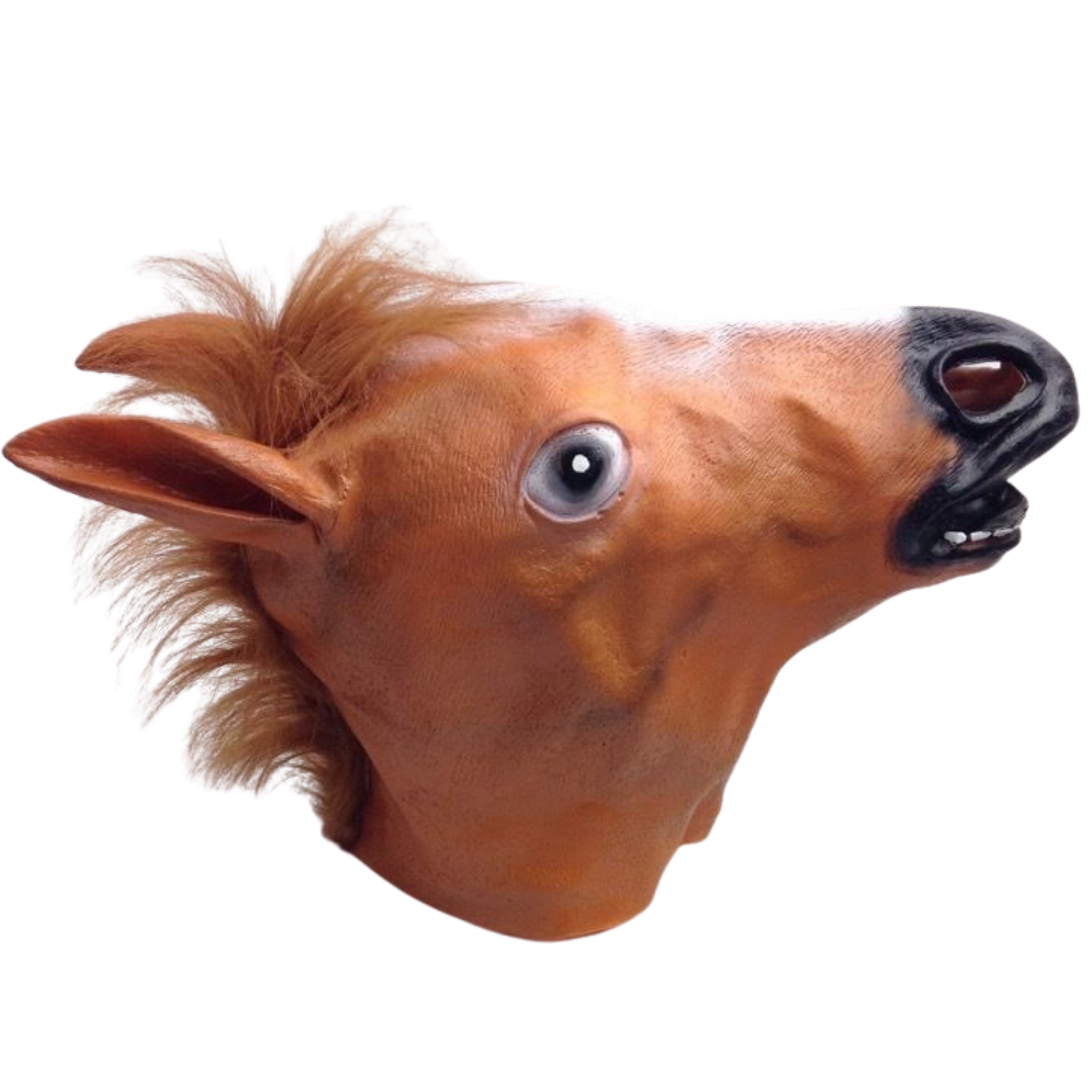 Horse Head Face Mask Halloween Latex Rubber Costume Party - One Size-2