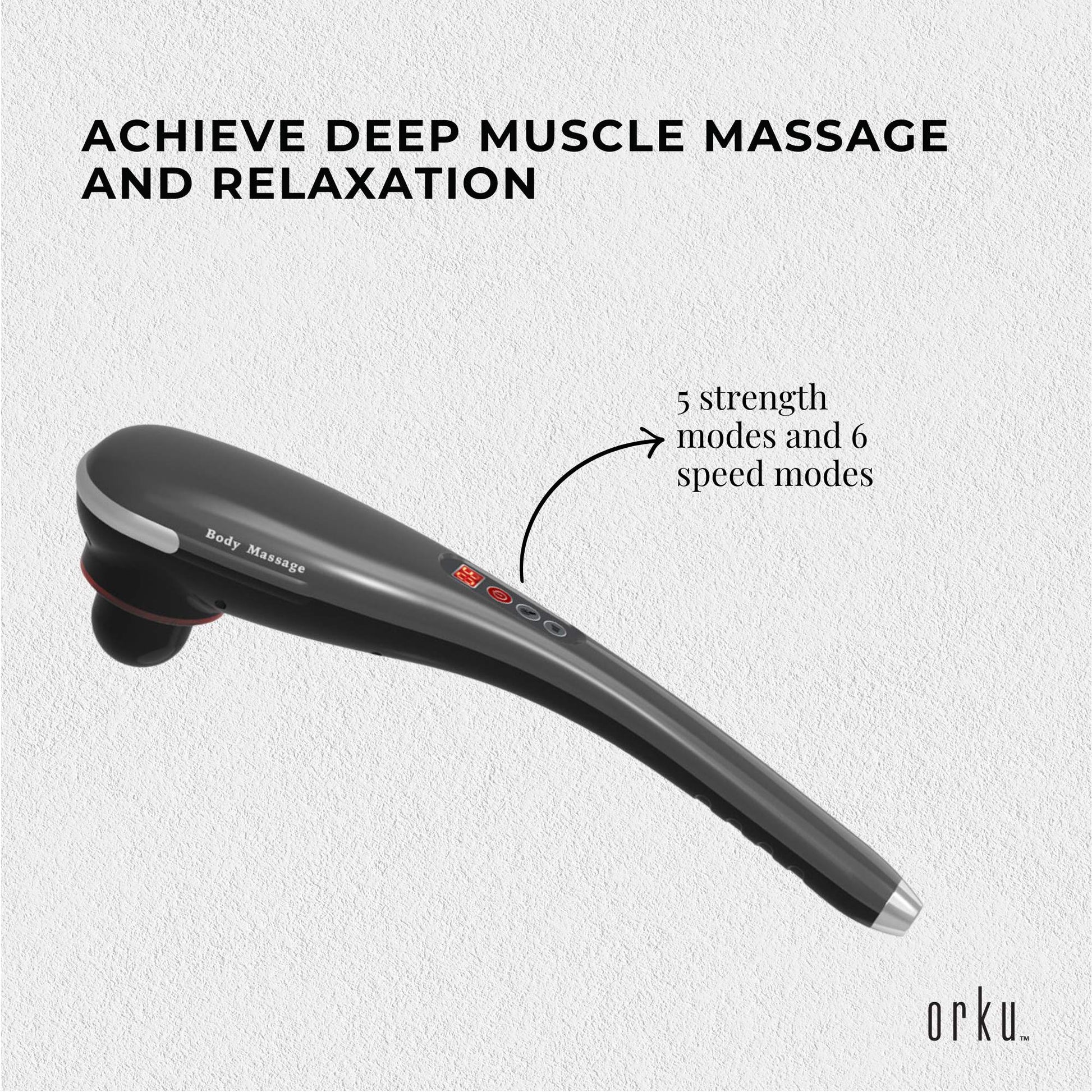Rechargeable Body Hammer Massager - Handheld Portable Cordless Electric Massage-2