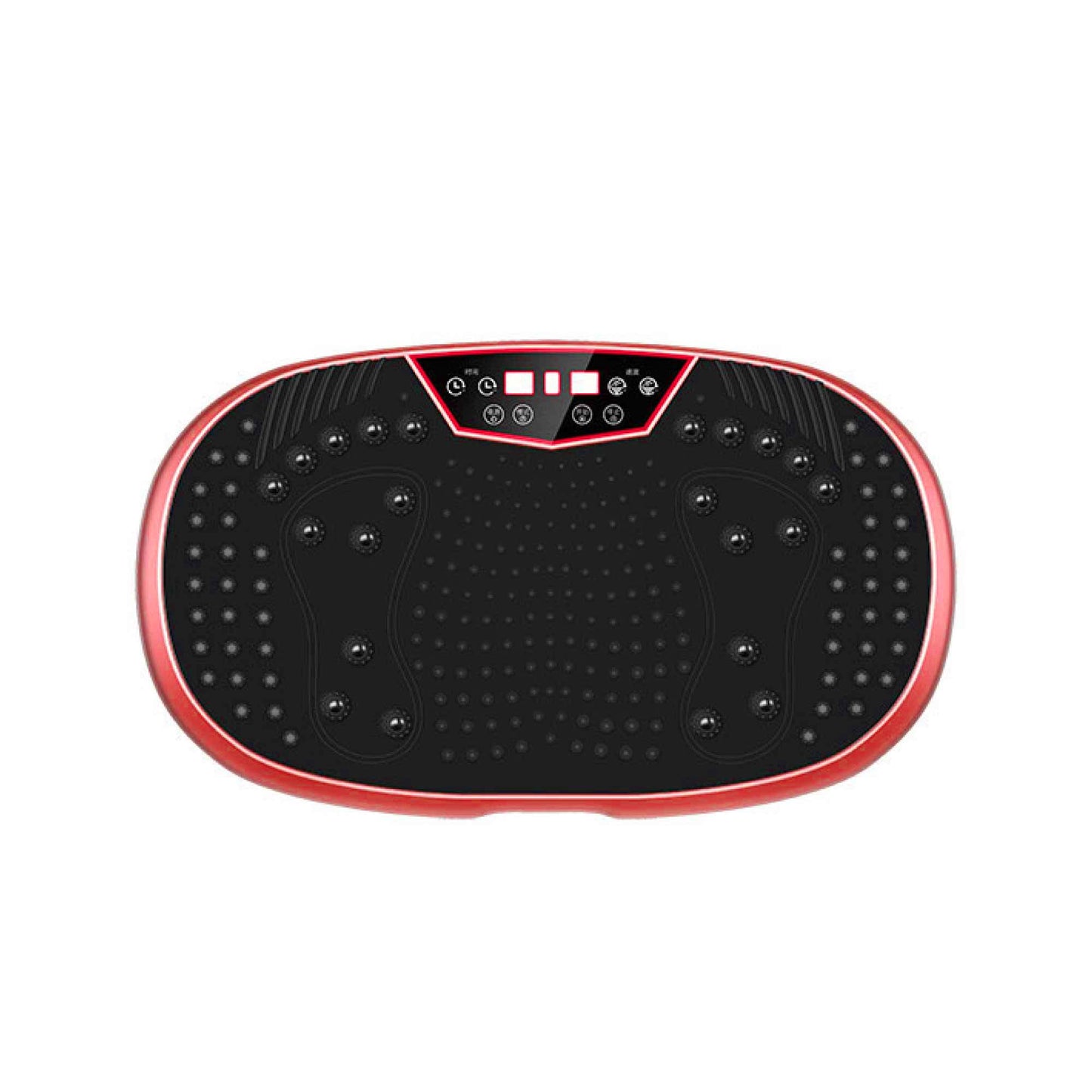 Red Mini Vibration Platform Magnet Therapy Vibrating Machine Exercise Plate-2