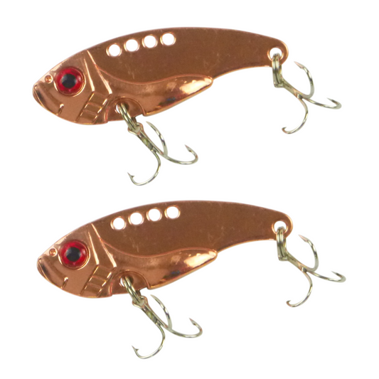 Finesse Metal Blade, Red Gold 55mm, 2 Pack-0