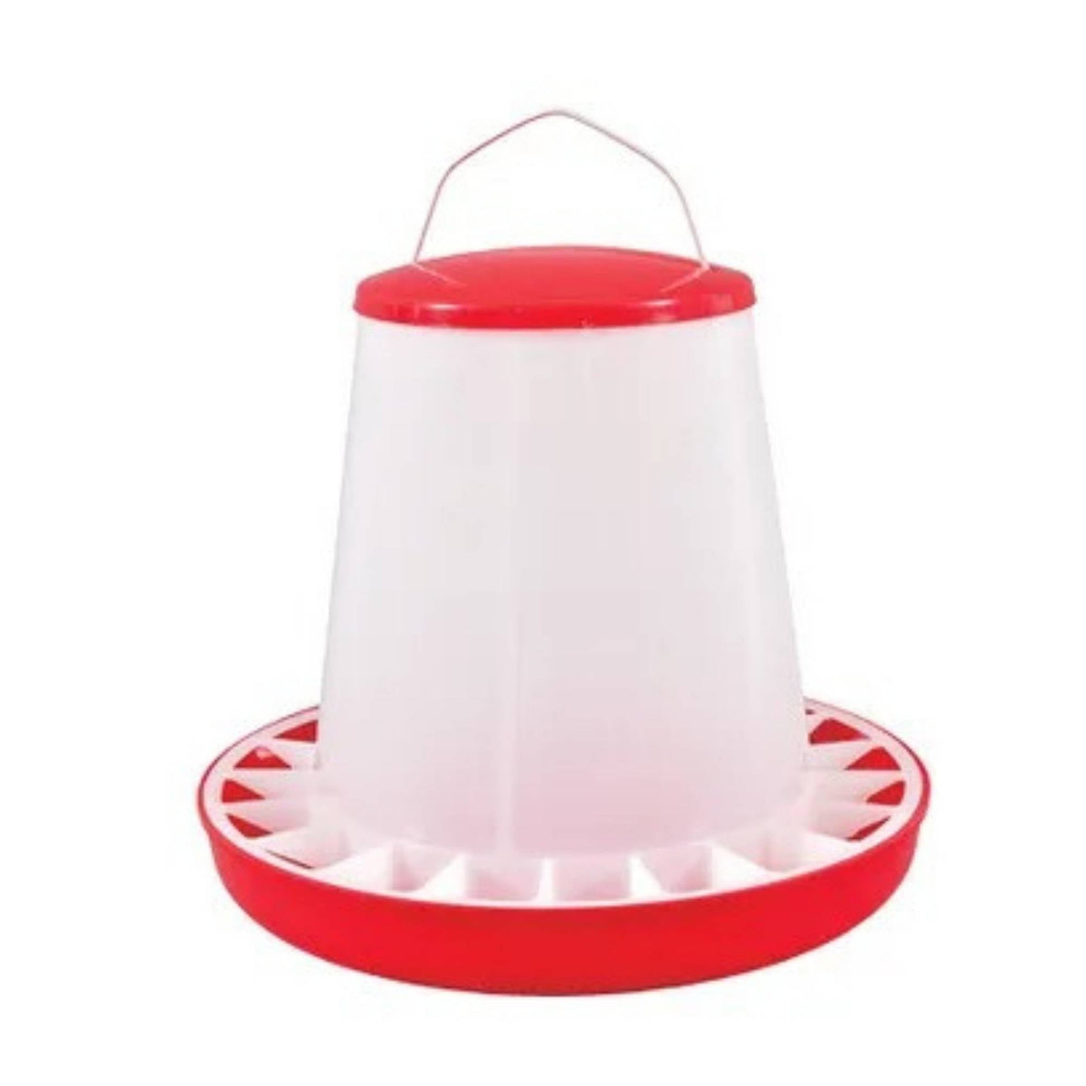 Rooster Farms 1.5Kg Automatic Chicken Feeder - Poultry Hen Feeding Seed Bucket-0