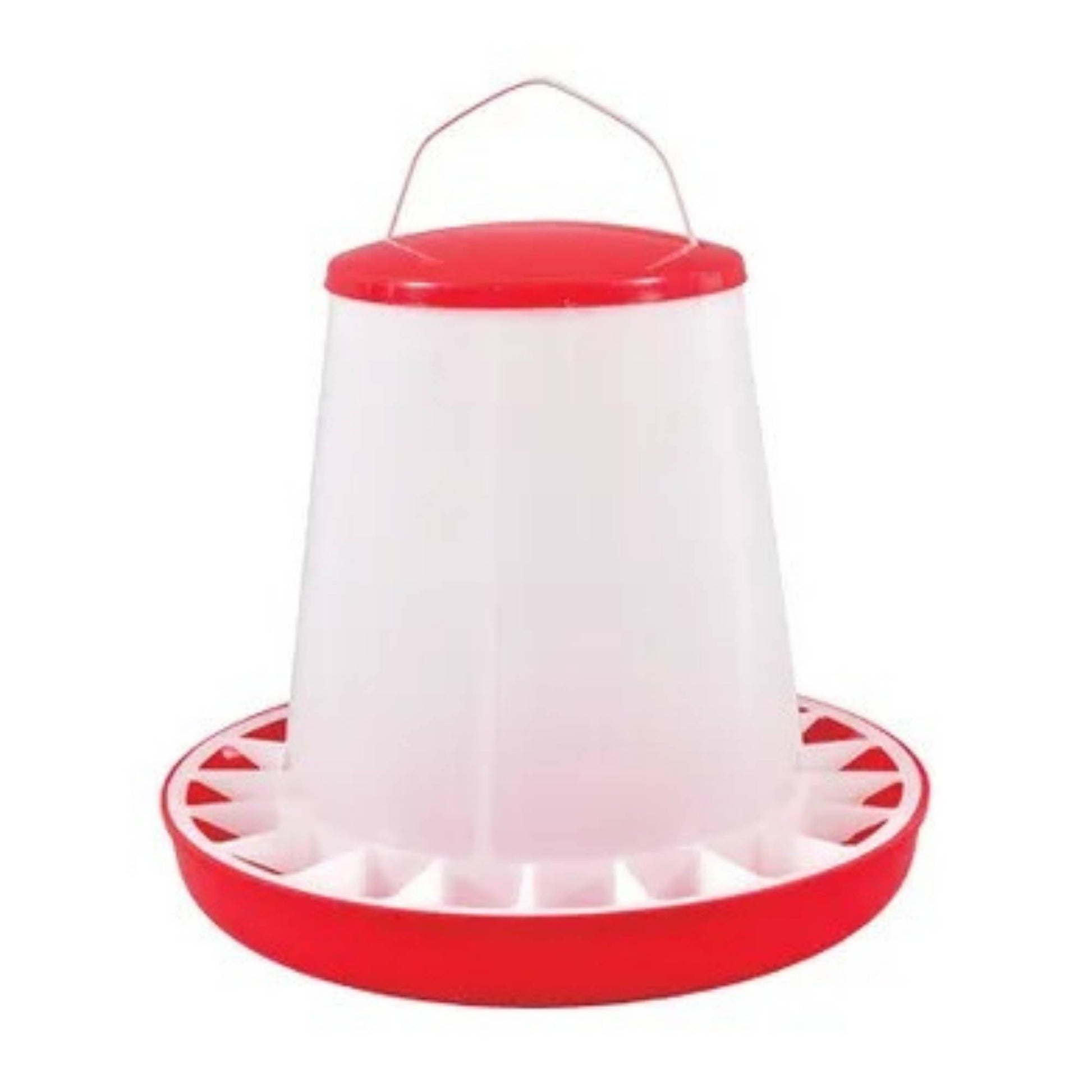 Rooster Farms 3Kg Automatic Chicken Feeder - Poultry Hen Feeding Seed Bucket-0