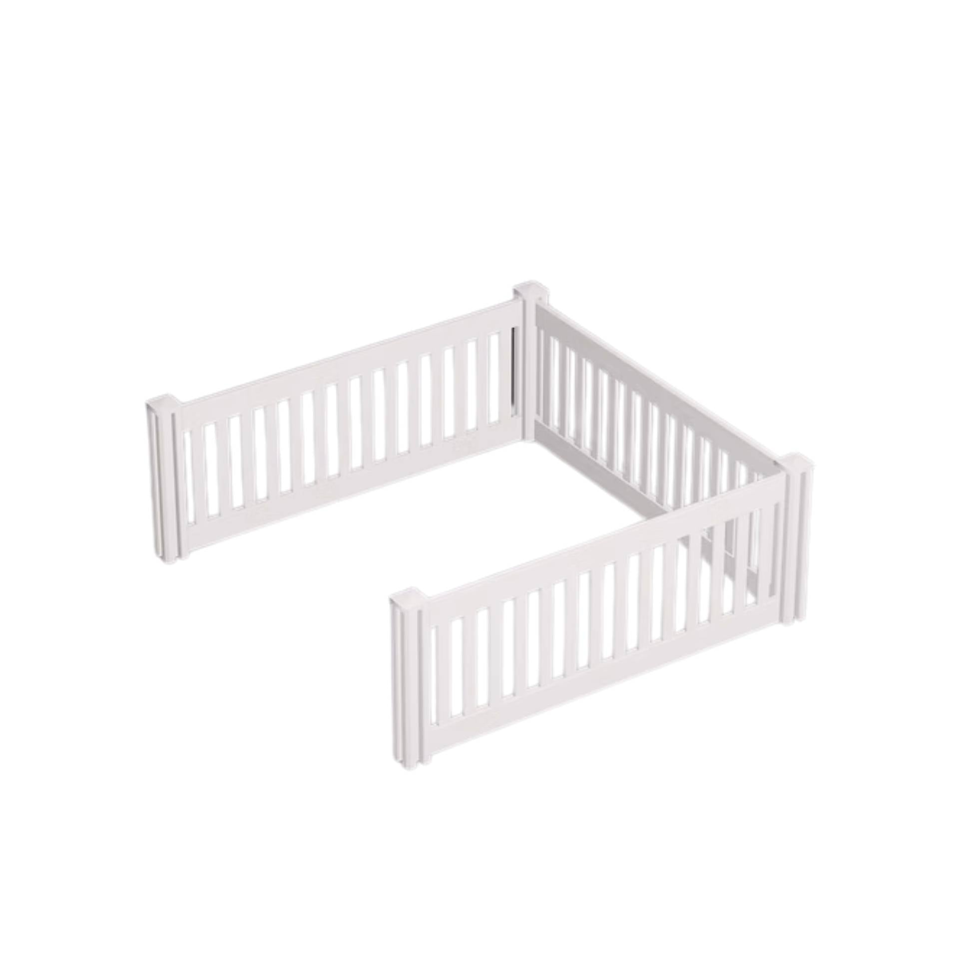Rooster Farms PVC Dog Play Pen Extension for Whelping Box - 1.15m x 1.15m x 0.48m-0