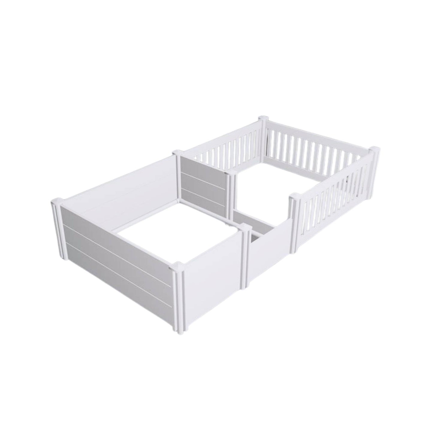Rooster Farms PVC Dog Whelping Box + Play Pen 2.30m x 1.15m x 0.48m - Birthing Kit-0