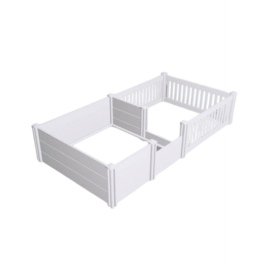 Rooster Farms PVC Dog Whelping Box + Play Pen 2.30m x 1.15m x 0.48m - Birthing Kit-0