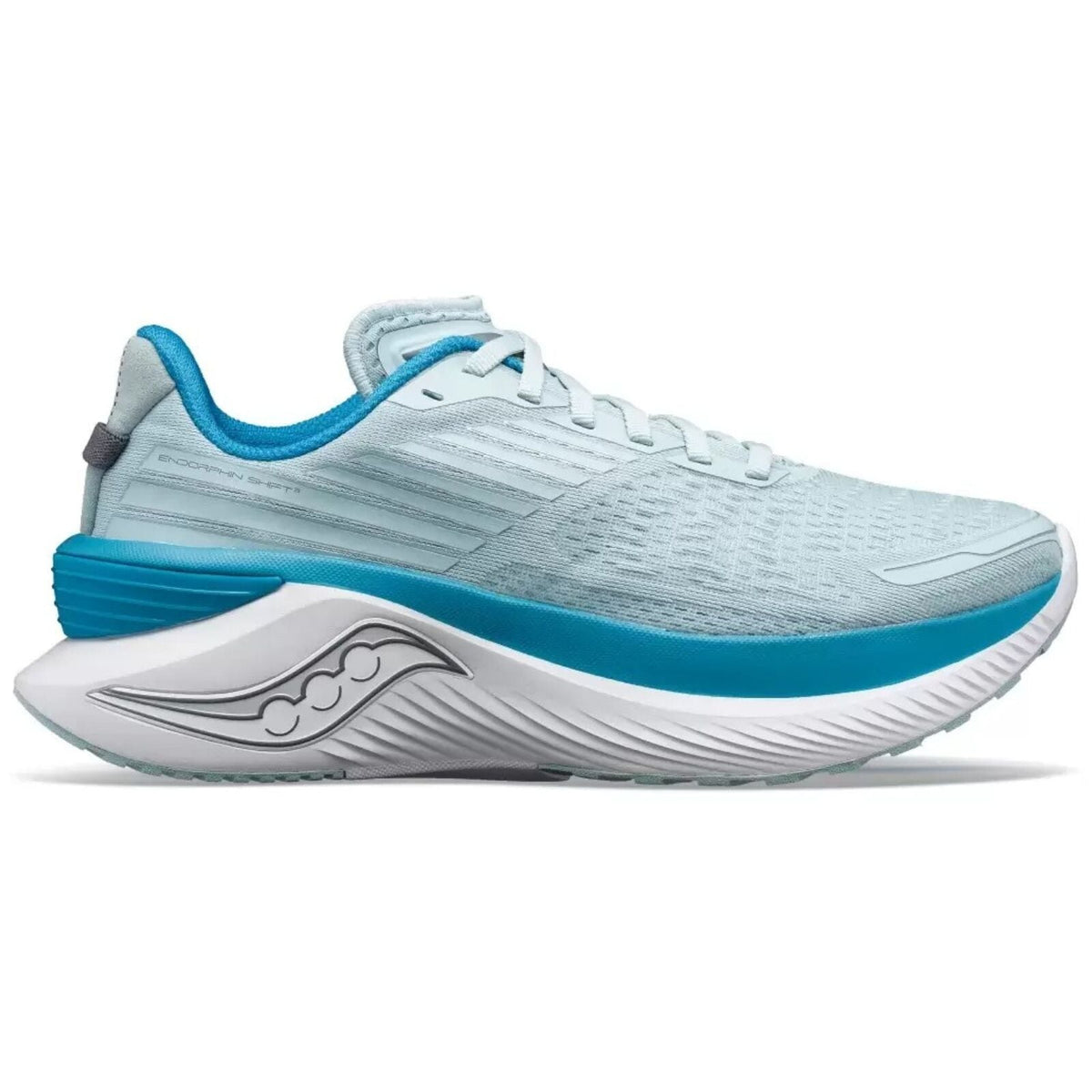 Womens Saucony Endorphin Shift 3 Sneakers Shoes in Glacier/Ink - Size US 7