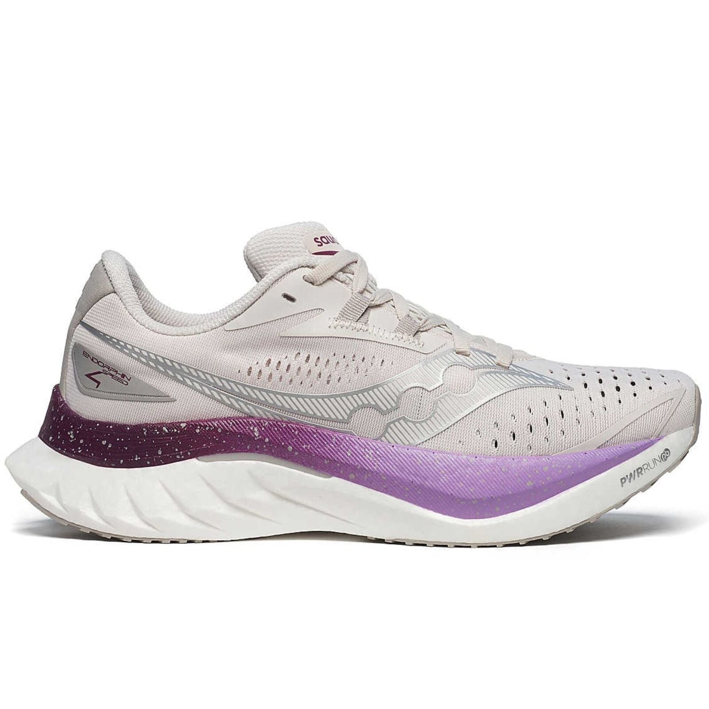 Womens Saucony Endorphin Speed 4 in Moon/Plum Sneakers Shoes - Size 8.5-1