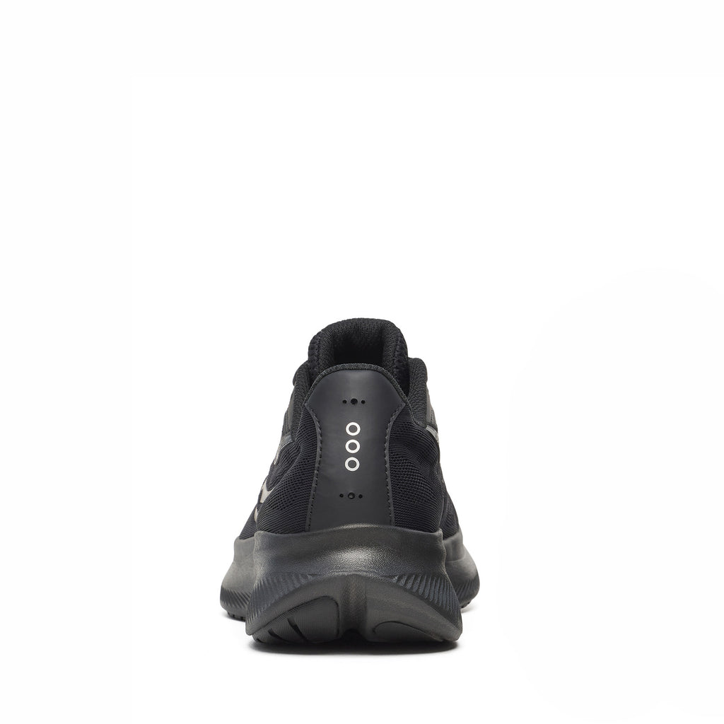 Saucony Womens Cohesion 18 (Wide) Shoes Runners Sneakers in Triple Black